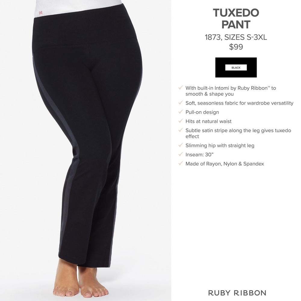 Ruby Ribbon Tuxedo Pant - image 1